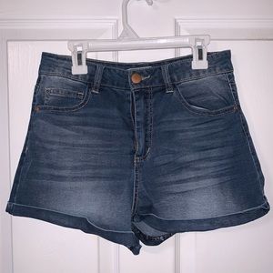 refuge High Waisted Jean Shorts
